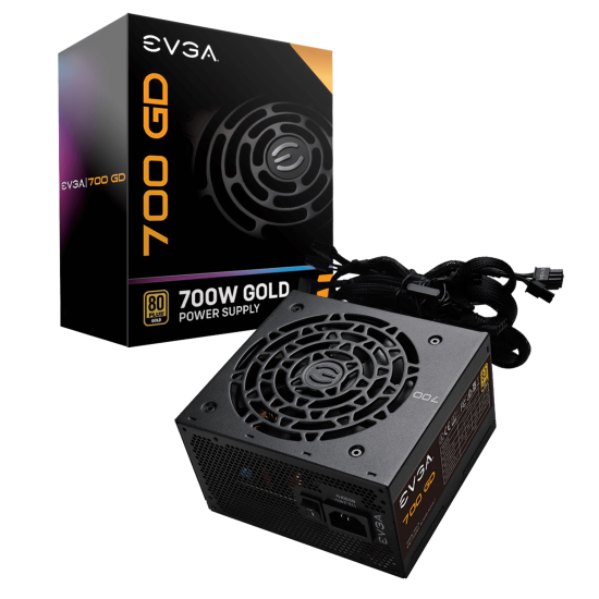 EVGA 700 GD 80 Plus Gold 700W Non Modular 100-GD-0700-V2 Power Supply 