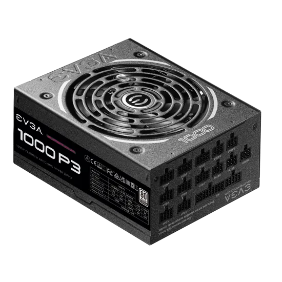 EVGA SuperNOVA 1000 P3 80 Plus Platinum 1000W Fully Modular 220-P3-1000-X2 Power Supply
