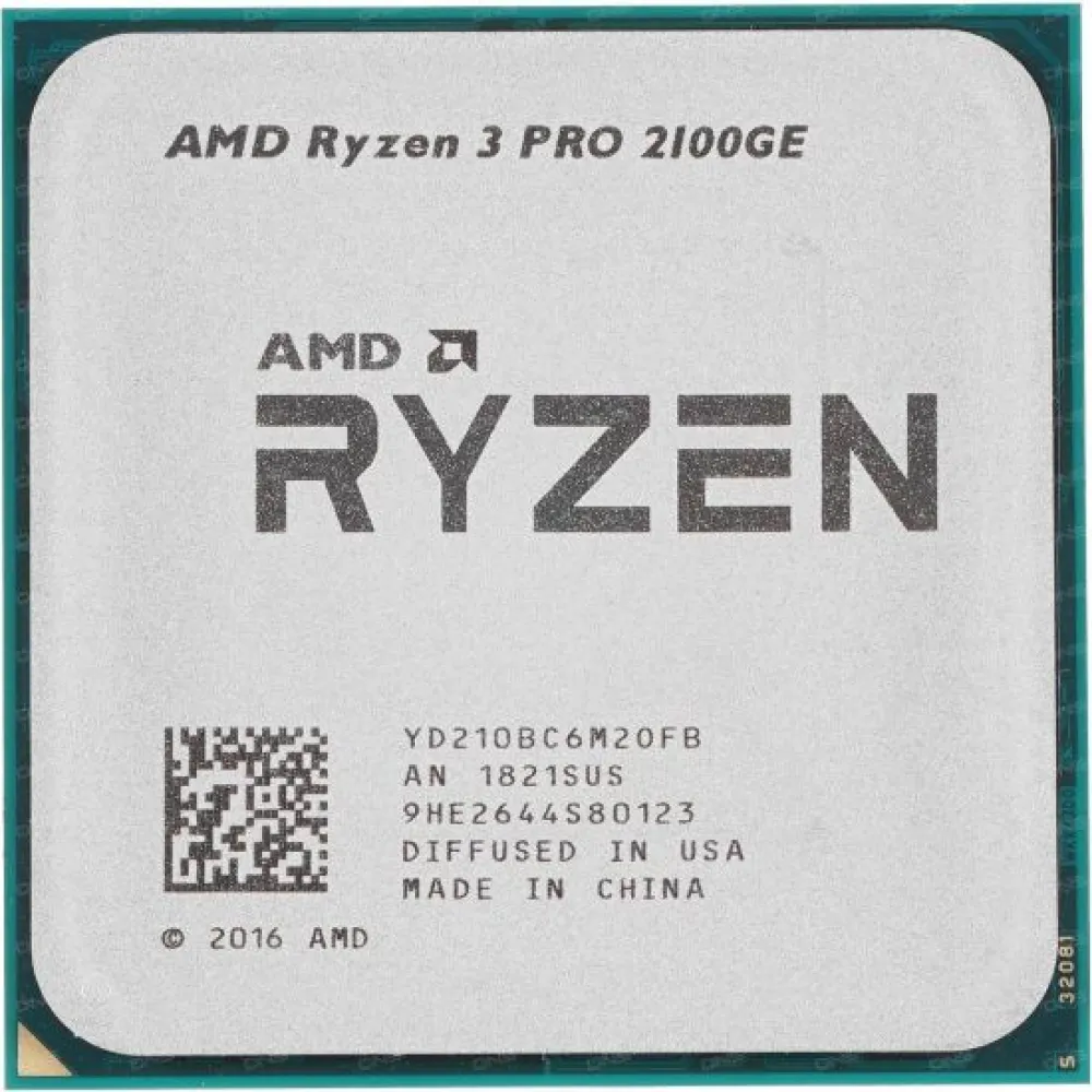 AMD RYZEN Pro 2100GE AM4 Processor 2-Core 4-Thread Tray (Max Boost  GHz)