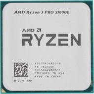 AMD RYZEN 3 Pro 2100GE AM4 Processor 2-Core 4-Thread Tray (Max Boost 3.2 GHz)