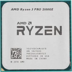 AMD RYZEN 3 Pro 2100GE AM4 Processor 2-Core 4-Thread Tray (Max Boost 3.2 GHz)