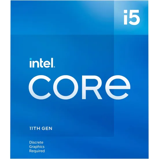 Intel Core i5-11400F LGA1200 Processor 6-Core 12-Thread (Max Boost 4.4 GHz)