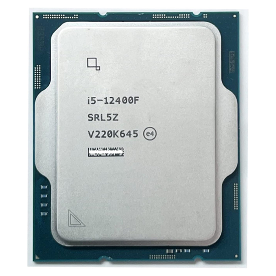 Intel Core i5-12400F LGA1700 Processor 6-Core 12-Thread (Max Boost 4.40 GHz) - Tray