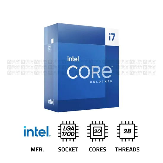 Intel Core i7 14700K Processor 20 Core 28 Threads 5.6 GHz Max Turbo LGA 1700 Intel UHD Graphics