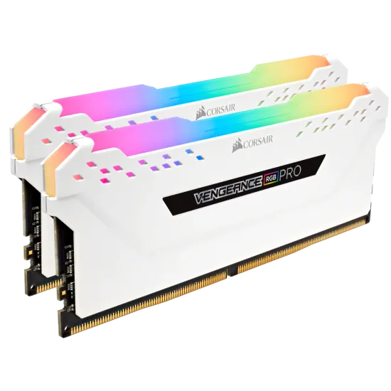 Corsair VENGEANCE RGB PRO 16GB (2 x 8GB) DDR4 3600MHZ CL18 White RAM