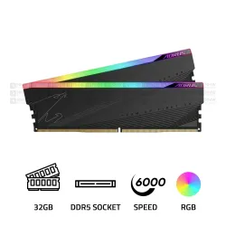 Aorus RGB 32GB DDR5 6000Mhz C40 RAM