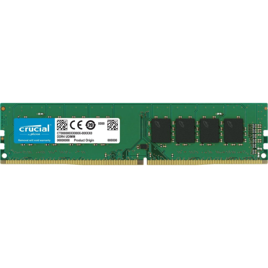 Crucial DDR4 RAM 8GB CL22 3200MHz (Low Profile)