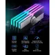 HP V10 RGB 32GB (2x16GB) DDR4 3600MHz CL14 Desktop Memory Kit