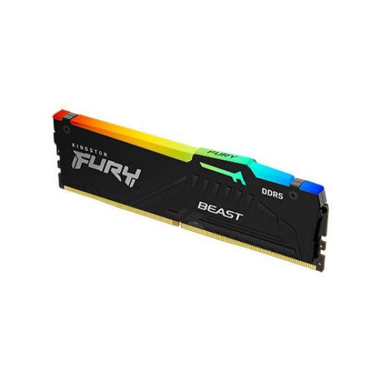 Kingston Fury beast DDR5 RGB 16GB 6000 MHz CL40 RAM - KF560c40BBA-16