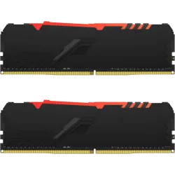 Kingston Fury Beast RGB kf436c17bbak2- 16GB (2X8) DDR4 3600Mhz Black