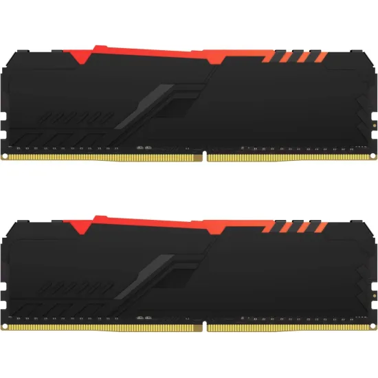 Kingston Fury Beast RGB kf436c17bbak2- 16GB (2X8) DDR4 3600Mhz Black