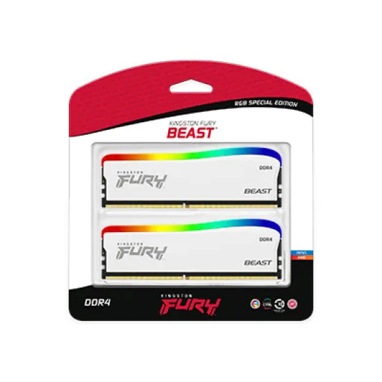Kingston Fury RGB KF436C17BWAK2-16GB White DDR4 3600Mhz