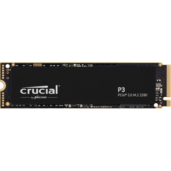 Crucial P3 2TB PCIe Gen3 3D NAND NVMe M.2 SSD, up to 3500MB/s