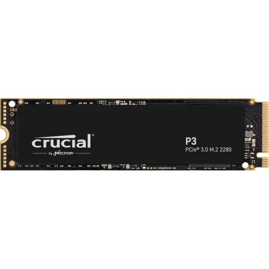 Crucial P3 500GB M.2 NVMe SSD