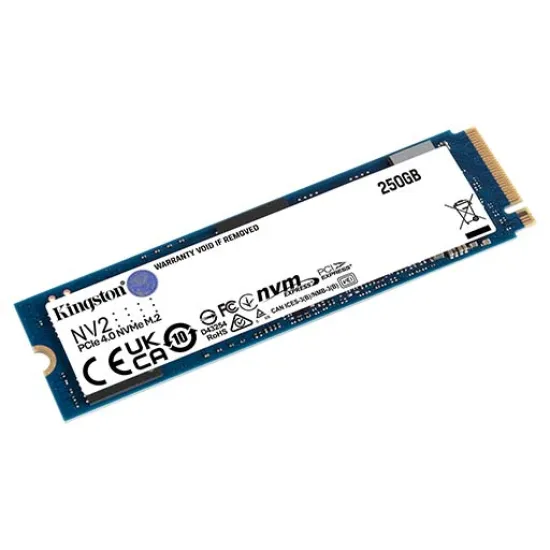 Kingston NV2 250G M.2 2280 PCIe Gen 4.0 NVMe Internal SSD