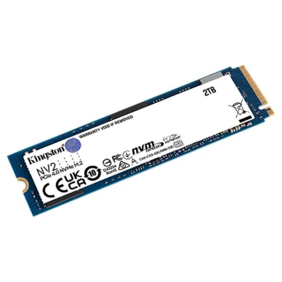 Kingston NV2 2TB M.2 2280 PCIe Gen 4.0 NVMe Internal SSD