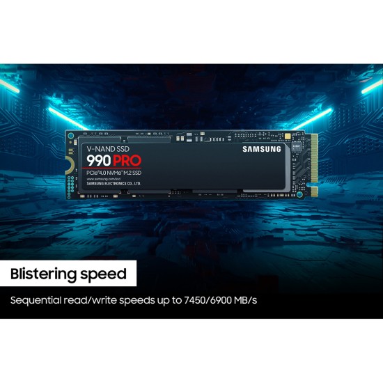 Samsung 990 Pro 2TB PCIe 4.0 Nvme M.2 SSD