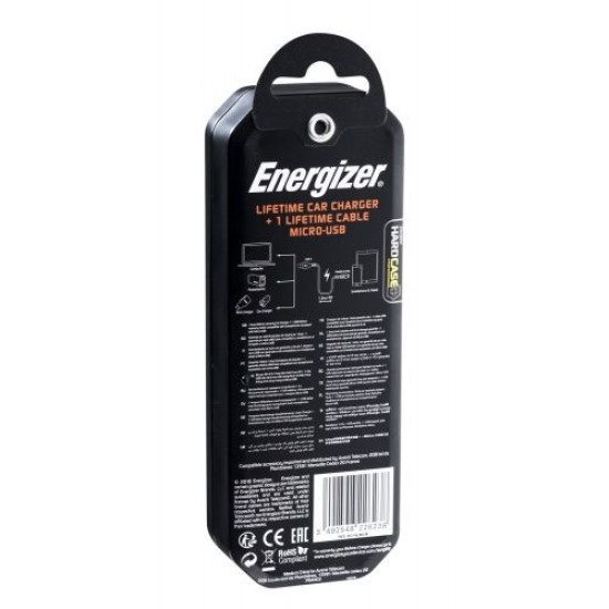 Energizer car charger 5W + micro-USB cable -DC1ALMCM