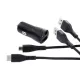 Energizer car charger 2.4a 2USB ports + Type-C cable