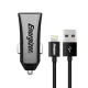Energizer car charger 3.4a 2USB ports + lightning cable -DCK2CULI3