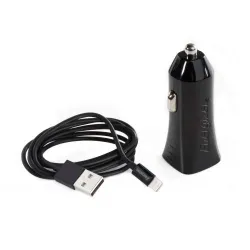 Energizer car charger 3.4a 2USB ports + lightning cable -DCK2CULI3