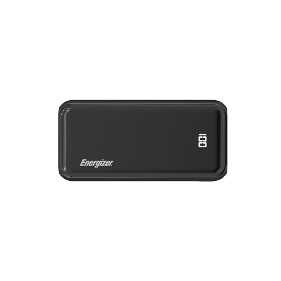 Energizer power bank 20000mah 2USB-A + one USB-C 22.5W- Black