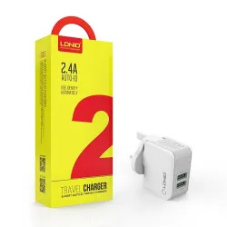 LDNIO A2203 Lightning Travel Fast Charger with 2 USB Ports