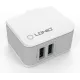 LDNIO A2203 Lightning Travel Fast Charger with 2 USB Ports