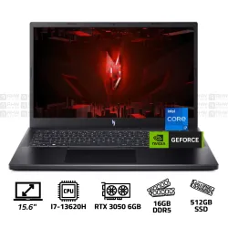 ACER NITRO V 15 Intel Core i7-13620H 16GB DDR5 512GB SSD RTX 3050 6GB 15.6" FHD 165Hz Win 11 Black