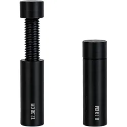 Adjustable 3D Printed GPU Support Bracket | Graphics Card Holder Black Plastic (8.19 - 12.38cm)