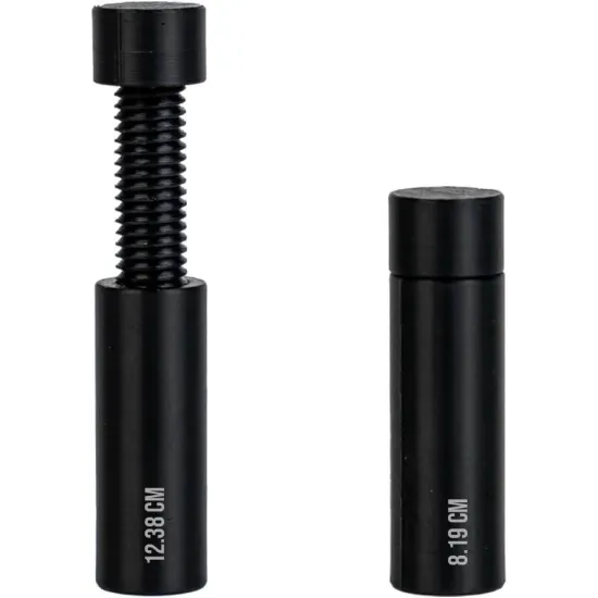 Adjustable 3D Printed GPU Support Bracket | Graphics Card Holder Black Plastic (8.19 - 12.38cm)