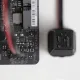 AHW PC External Power Start On/Off Button Blue Switch 3D Printed 1.65M Cable