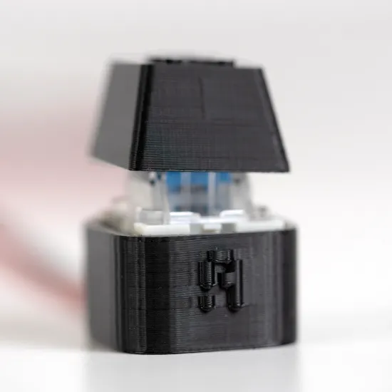 AHW PC External Power Start On/Off Button Blue Switch 3D Printed 1.65M Cable