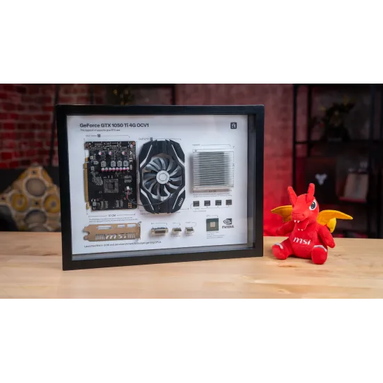 AHW Disassembled Frame For MSI GeFore GTX 1050 Ti 4G OCV1