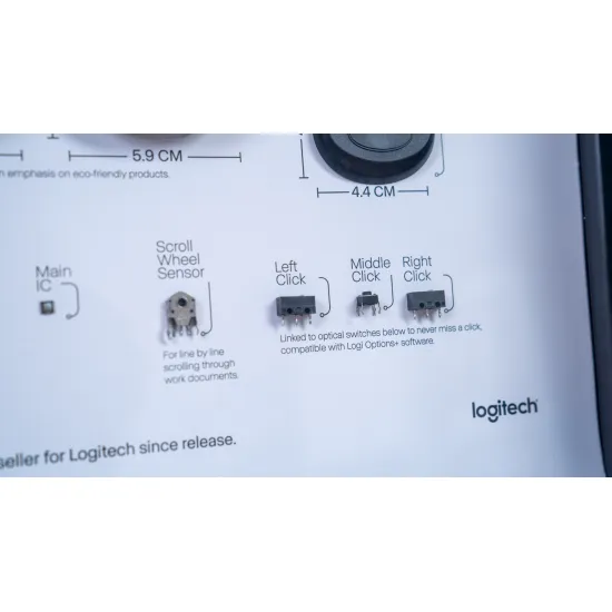 AHW Disassembled Frame For Logitech M185 Wireless Mouse