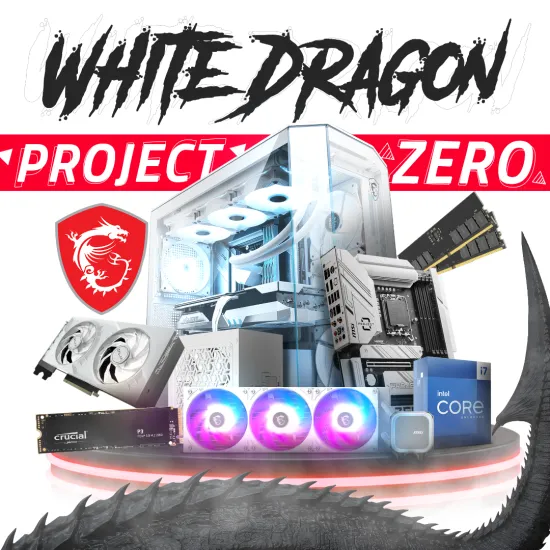 AHW White Dragon Build (Intel i7 14700KF & RTX 5070) Project Zero By MSI