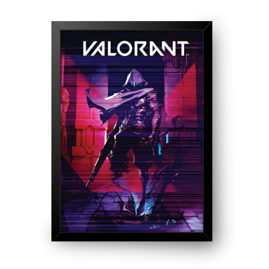 AHW Valorant Wood Poster