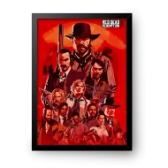 AHW Red Dead Redemption Gaming Hard Fiber Wall Poster High-Quality Print (43×33 CM) Black AHW Red Dead Redemption Gaming Hard Fiber Wall Poster High-Quality Print (43×33 CM) Black