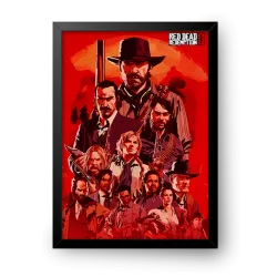 AHW Red Dead Hard Fiber Poster