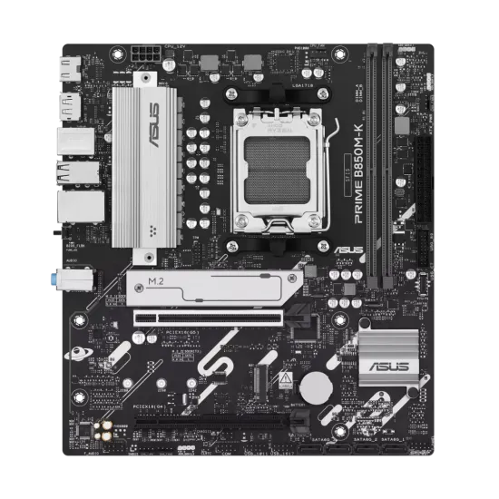 Asus Prime B850M-K DDR5 AM5 M-ATX Motherboard Black