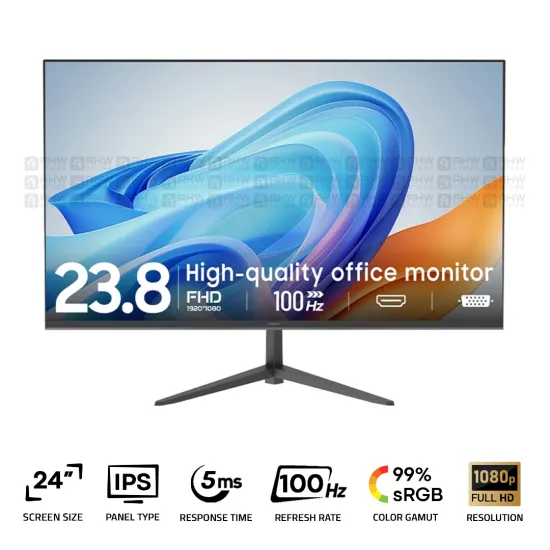 AIWA MF2403 Office Monitor 24 Inch IPS FHD 100Hz 5ms Black