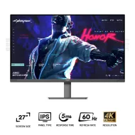 AIWA MU2707 Gaming Monitor 27 Inch IPS 4K 60Hz Black