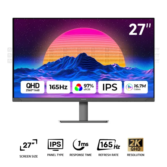 AIWA MZ2707 Gaming Monitor 27 Inch IPS 2K 165Hz Black