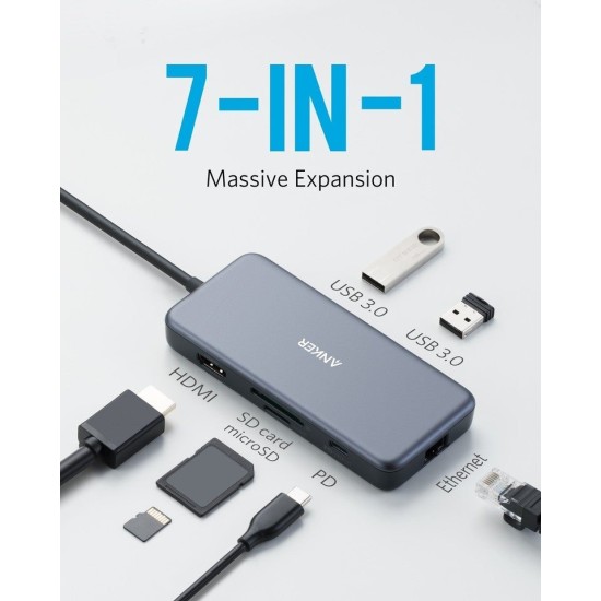 Anker PowerExpand+ USB-C PD Hub 7-in-1 - A8352