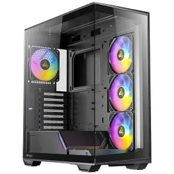 Antec C3 ARGB Mid Tower ATX Case 4 Fan Black