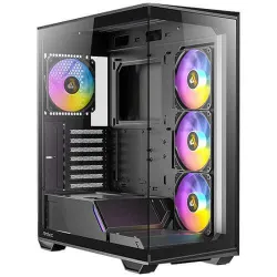 Antec C3 ARGB Mid Tower ATX Case 4 Fan Black