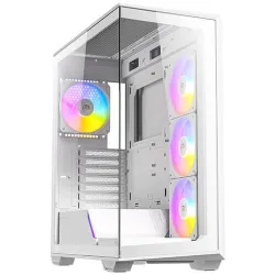 Antec C3 ARGB Mid Tower ATX Case 4 Fan White