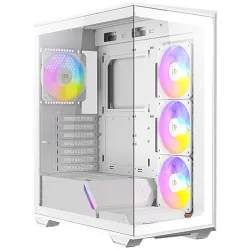 Antec C3 ARGB Mid Tower ATX Case 4 Fan White