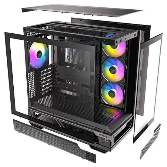 Antec C7 ARGB Mid Tower E-ATX Case 4 Fan Black