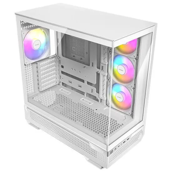 Antec C7 ARGB Mid Tower E-ATX Case 4 Fan White